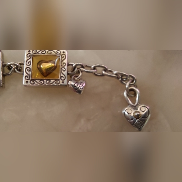Vintage Brighton Floating Hearts Link Bracelet - Picture 4 of 4